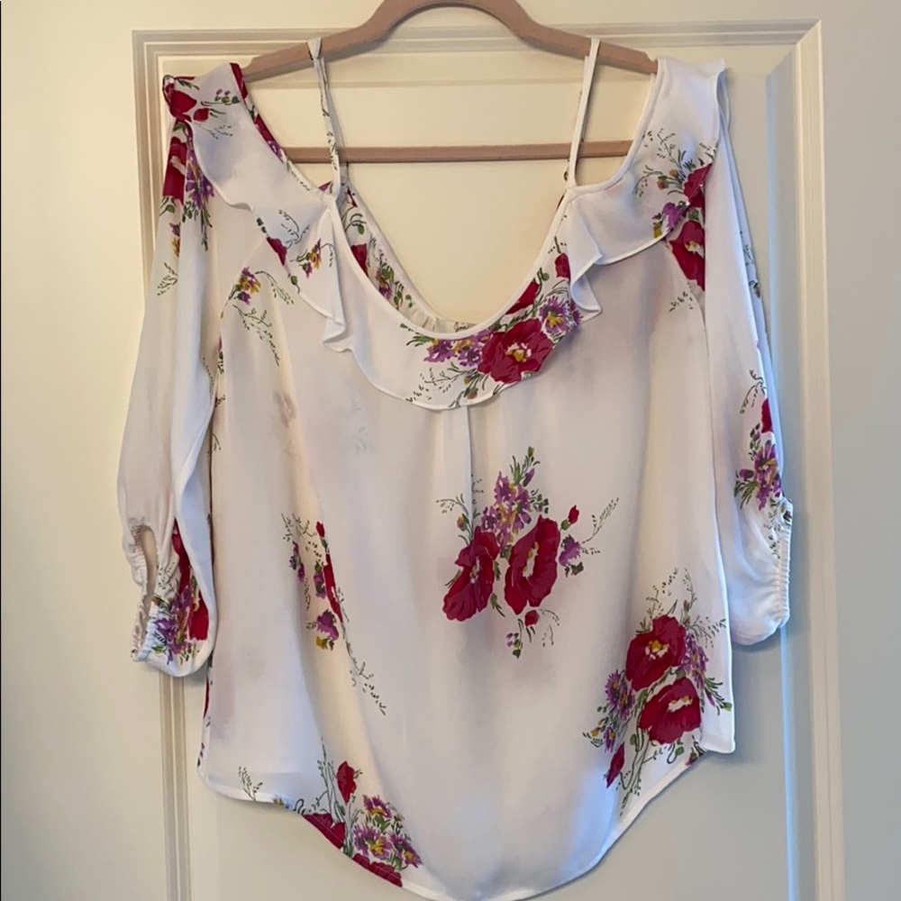 Joie Cold Shoulder Blouse